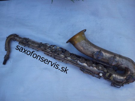 Reštaurovanie tenor saxofónu z obdobia cca 1910 -1920